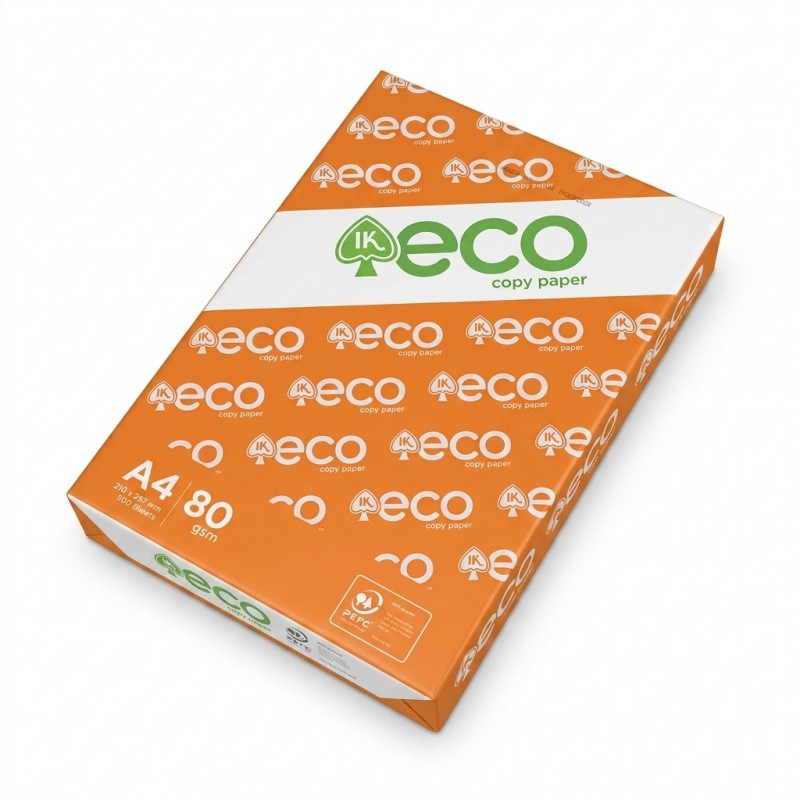 Hartie copiator A4 80 g 500 coli alba pentru imprimanta IK Eco